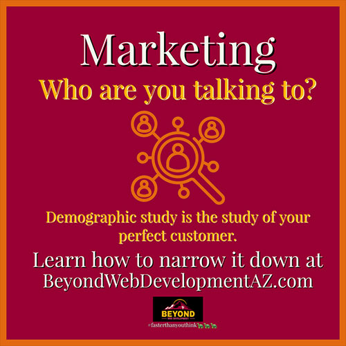 Marketing: Who are you talking to?